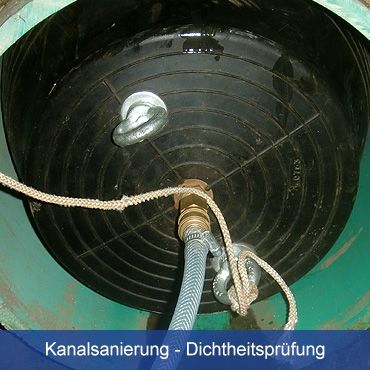 Kanalsanierung Dichtheitsprüfung